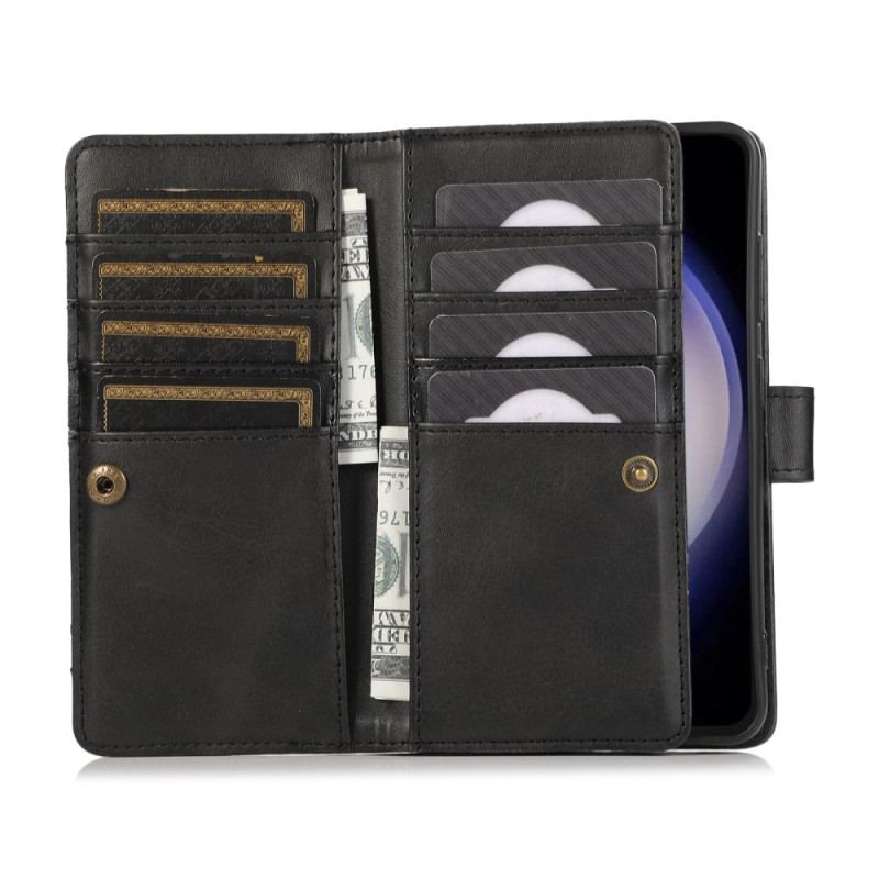 Läderskal Fodral Samsung Galaxy S26 Magnetisk Plånbok Och Rem