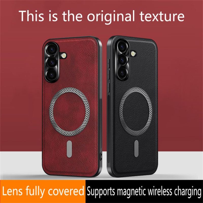 Samsung Galaxy S26 Linsbåge Med Lädereffekt