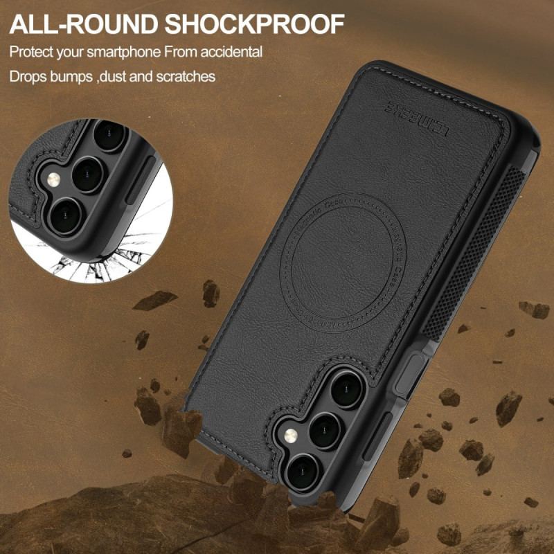 Skal För Samsung Galaxy S26 Magnetisk Lädereffekt Lc.imeeke