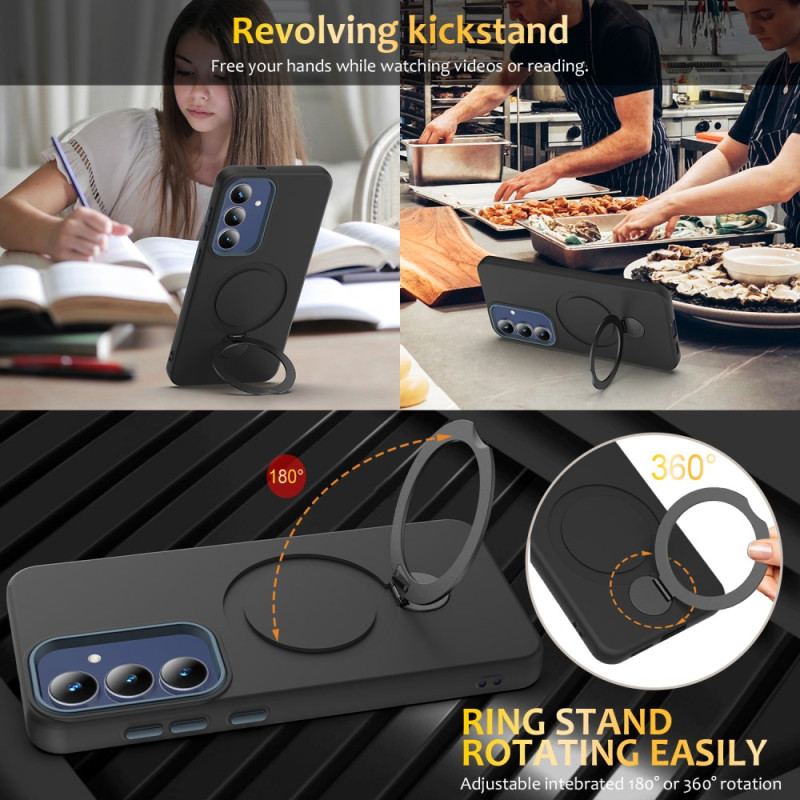 Skal Samsung Galaxy S26 Magnetisk Med Roterande Ringstativ