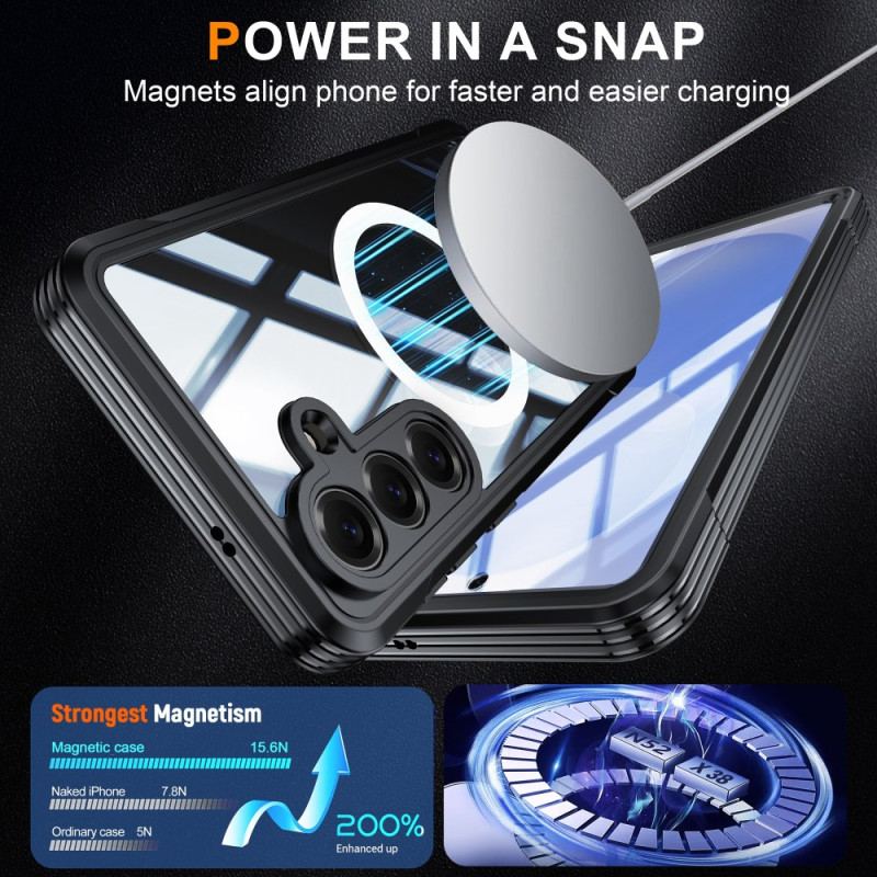 Skal Samsung Galaxy S26 Magnetisk Med Skyddande Film I Härdat Glas