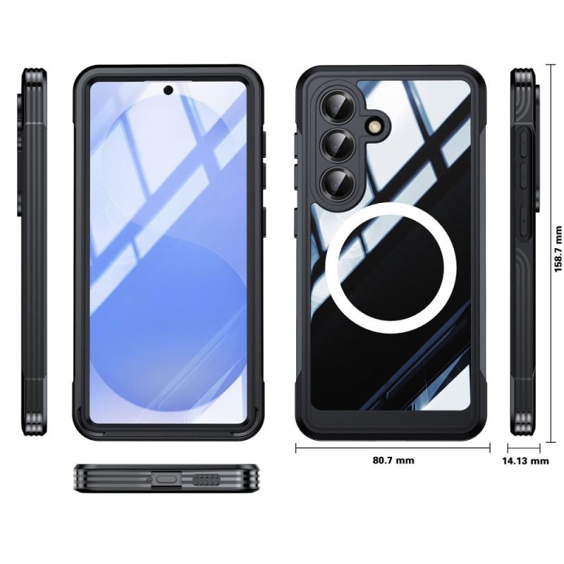 Skal Samsung Galaxy S26 Magnetisk Med Skyddande Film I Härdat Glas