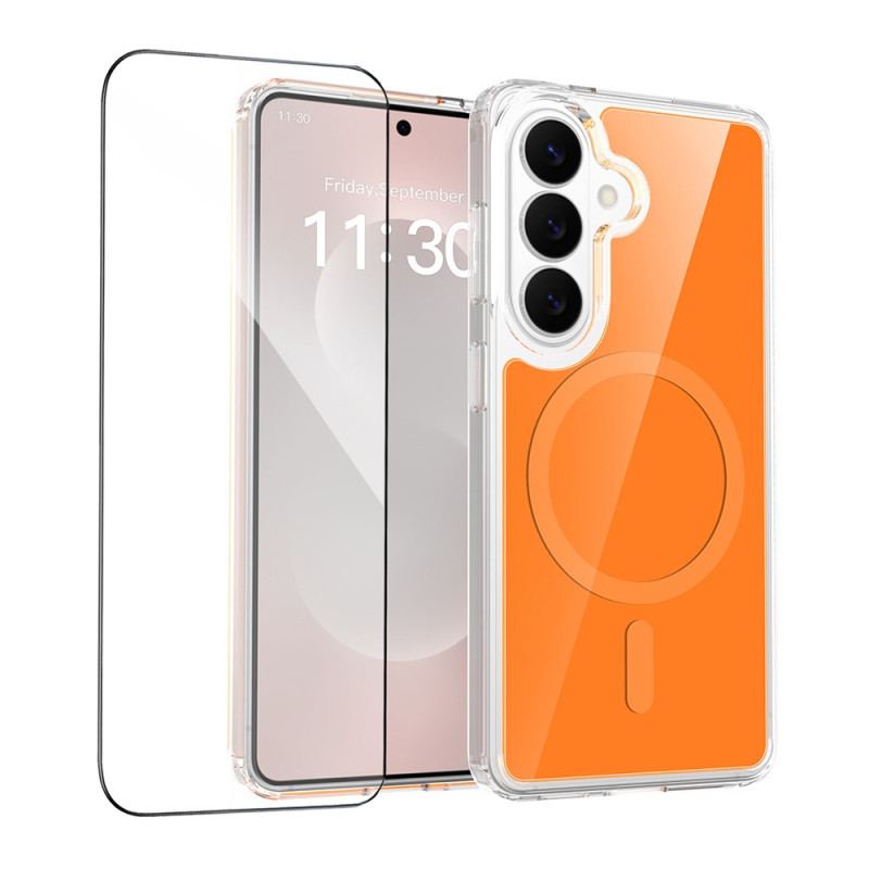 Skal Samsung Galaxy S26 Magnetiskt Med Stötsäkert Härdat Glas