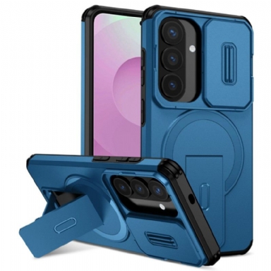 Skal Samsung Galaxy S26 Skjutbart Magnetiskt Stöd Och Kameraskydd