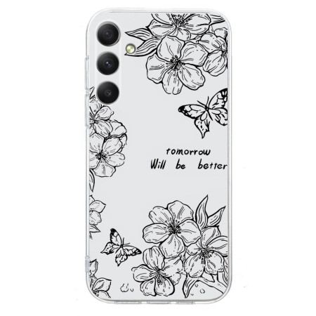 Skal Samsung Galaxy S26 Svarta Blommor