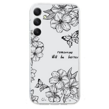 Skal Samsung Galaxy S26 Svarta Blommor