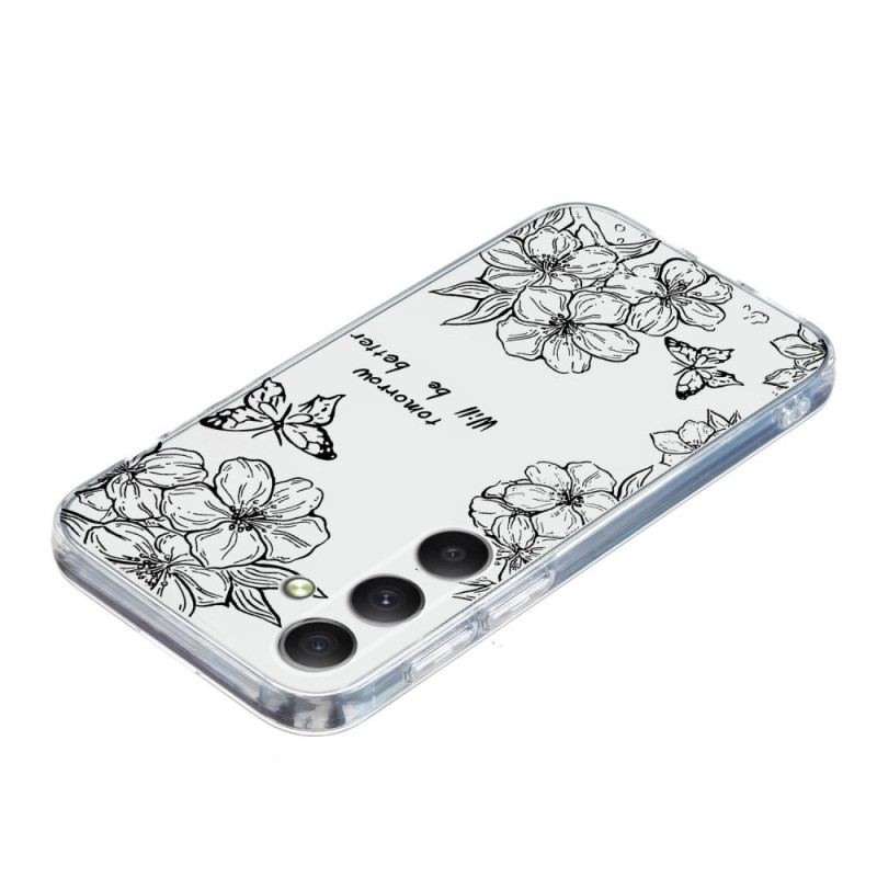 Skal Samsung Galaxy S26 Svarta Blommor