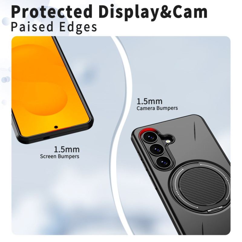 Skal Samsung Galaxy S26 Telefonfodral Magnetisk Med Roterande Stativ