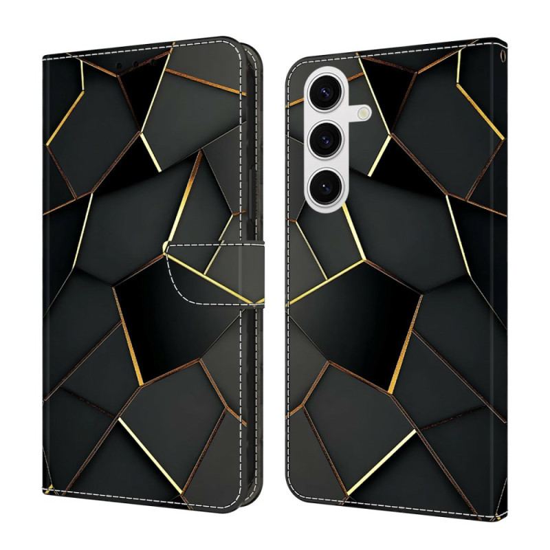 Skyddsfodral Samsung Galaxy S26 Svarta Och Guldfärgade Kanter