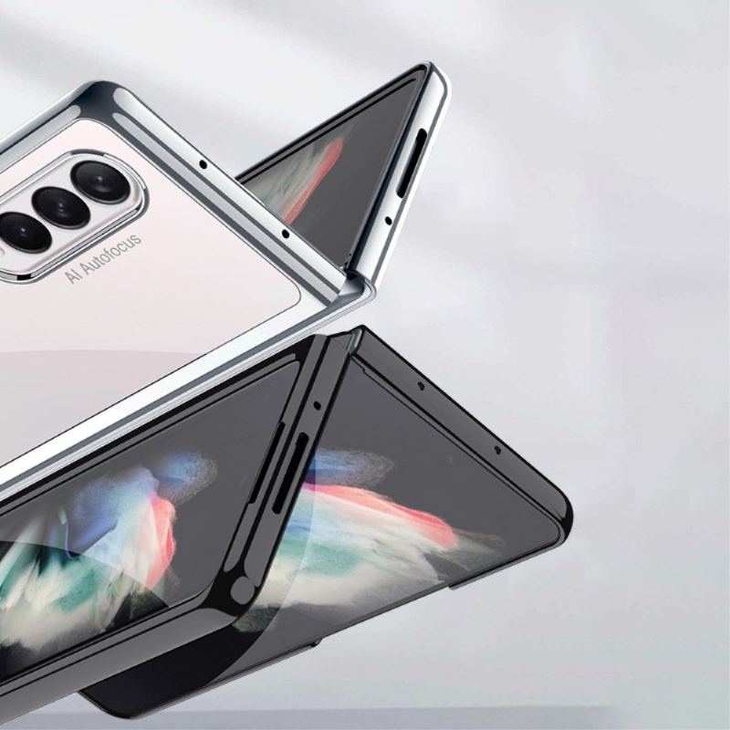 Skal För Samsung Galaxy Z Fold 3 5G Klarfärgade Kanter