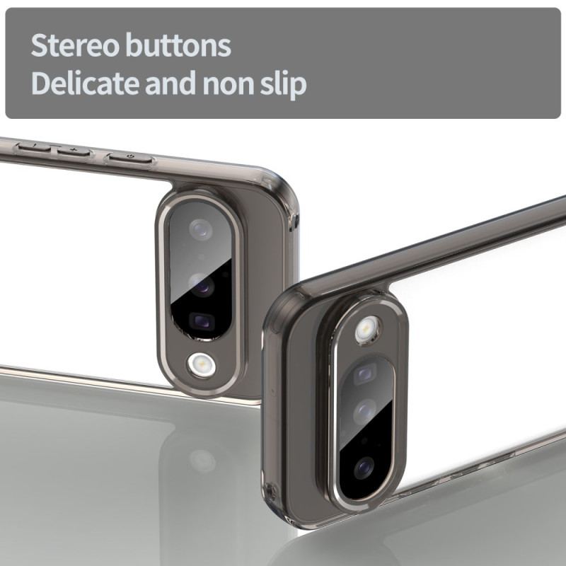 Skal För Google Pixel 10 / 10 Pro Transparent Med Metallkant