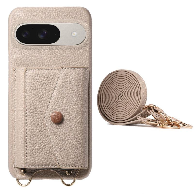 Skal Google Pixel 10 / 10 Pro Korthållare Med 9 Spegelglas Och Axelrem