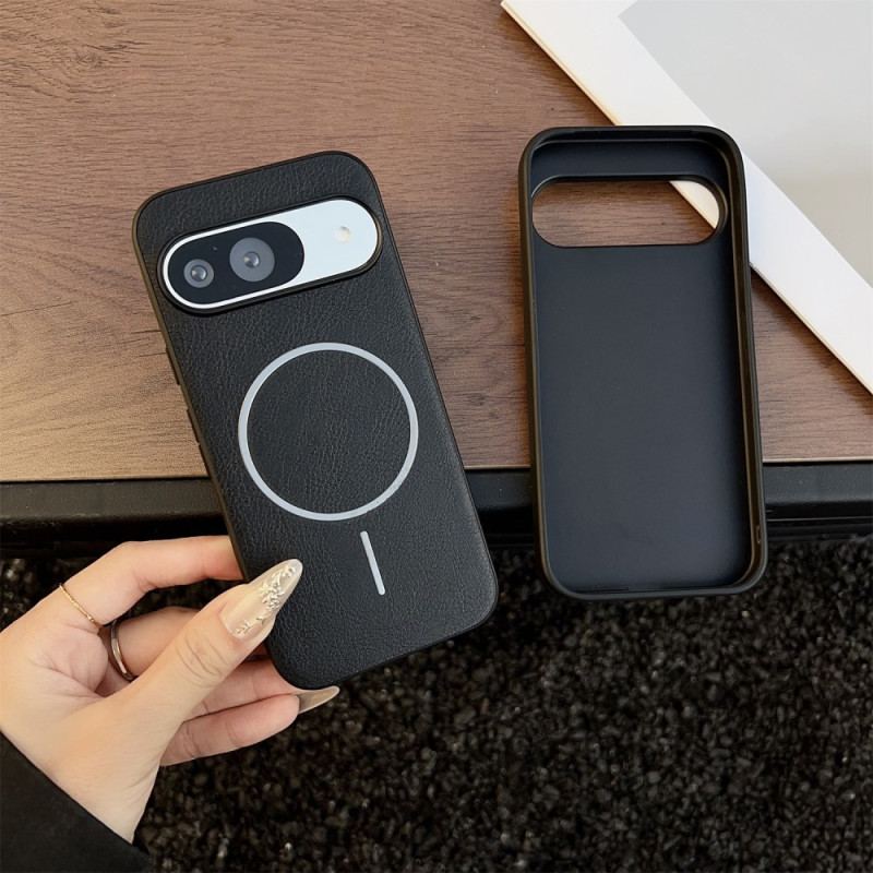 Skal Google Pixel 10 / 10 Pro Magsafe-kompatibel Lädereffekt
