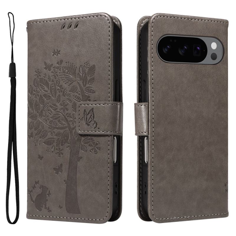 Skyddsfodral Google Pixel 10 / 10 Pro Träd Och Katt