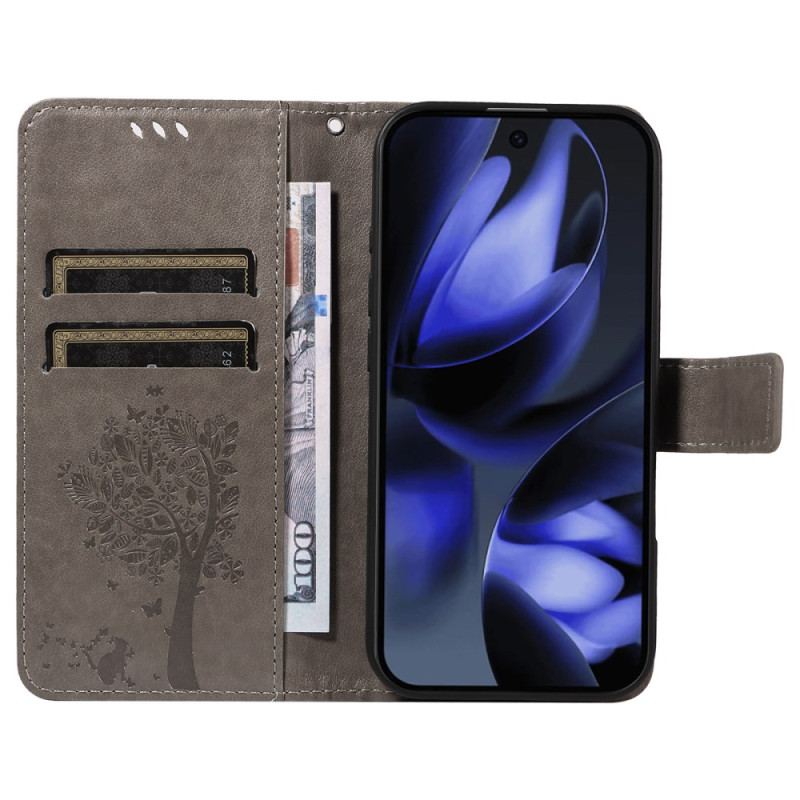 Skyddsfodral Google Pixel 10 / 10 Pro Träd Och Katt