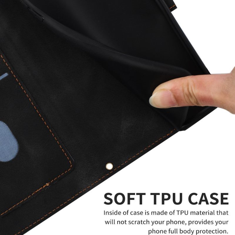 Fodral Xiaomi Redmi Note 14 Pro 5g Blommönster Med Rem