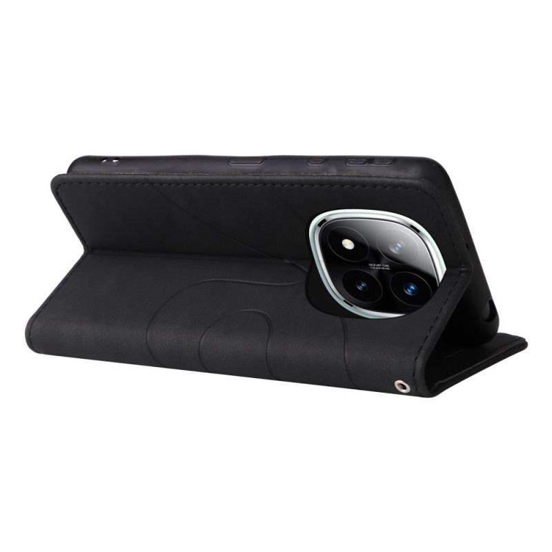 Fodral Xiaomi Redmi Note 14 Pro 5g Tvåfärgade Vågiga Linjer