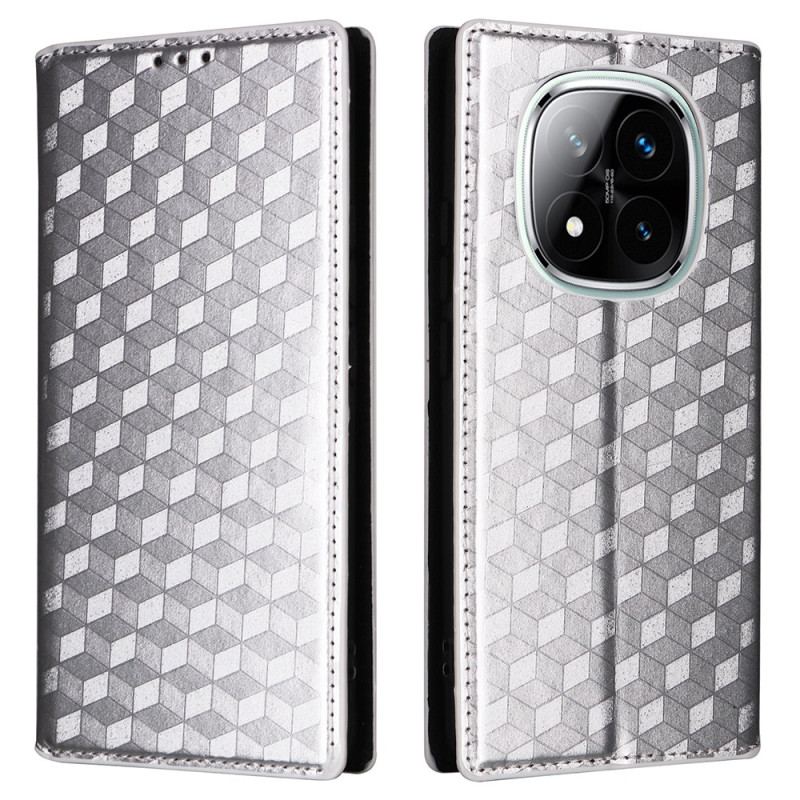 Folio-fodral Xiaomi Redmi Note 14 Pro 5g Glänsande 3d-mönster