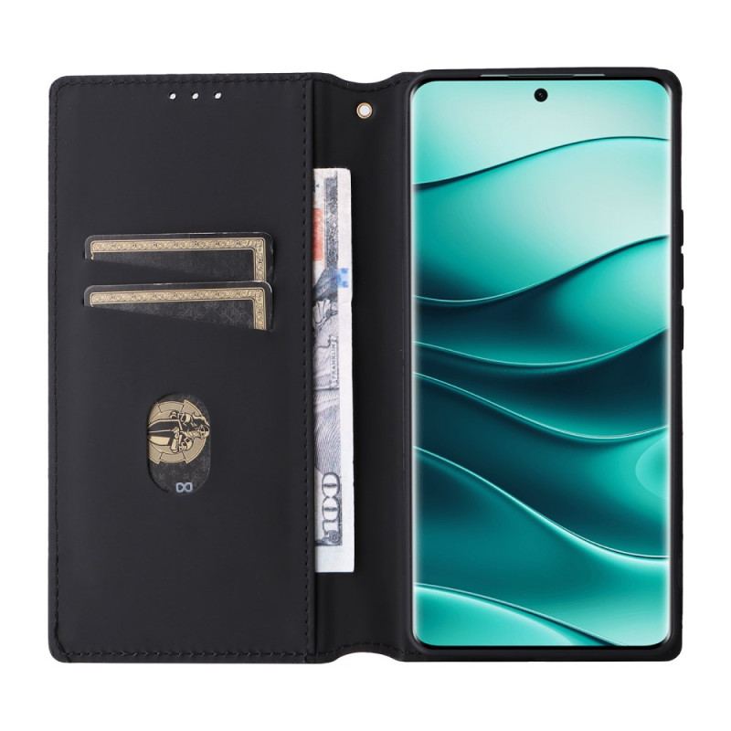 Folio-fodral Xiaomi Redmi Note 14 Pro 5g Glänsande 3d-mönster