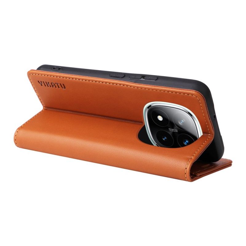 Folio-fodral Xiaomi Redmi Note 14 Pro 5g Yikatu Konstläder