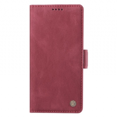 Läderfodral Xiaomi Redmi Note 14 Pro 5g Telefonfodral Ykatu Mockaeffekt