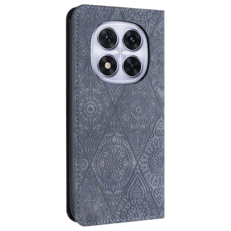 Läderskal Fodral Xiaomi Redmi Note 14 Pro 5g Patchwork