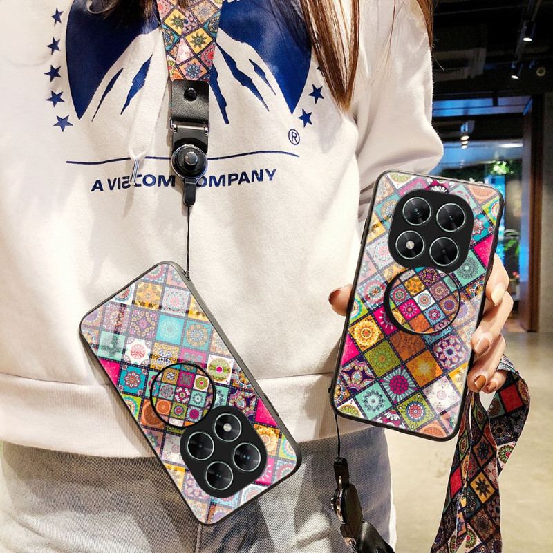 Skal Xiaomi Redmi Note 14 Pro 5g Telefonfodral Patchworkrem Och Ringhållare