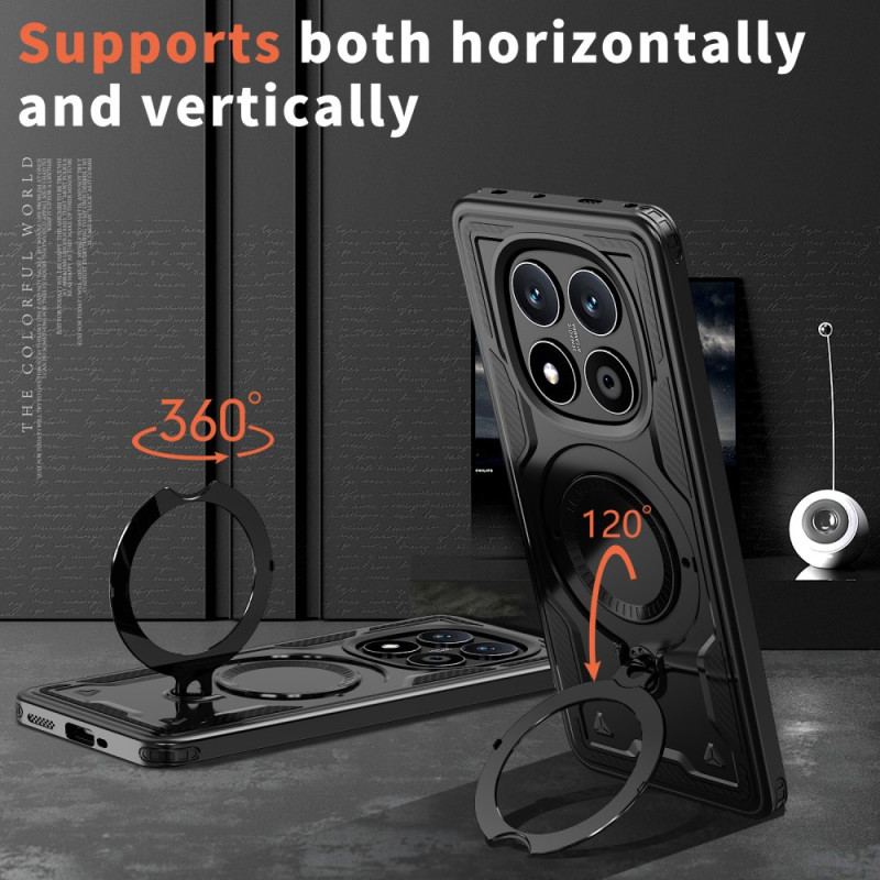 Skal Xiaomi Redmi Note 14 Pro 5g Telefonfodral Roterande Stativ Och Magsafe-kompatibilitet