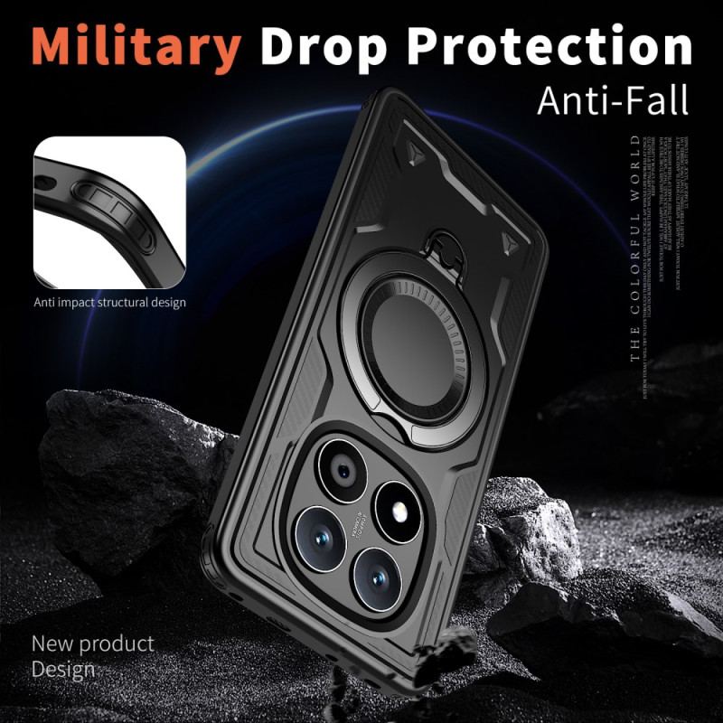 Skal Xiaomi Redmi Note 14 Pro 5g Telefonfodral Roterande Stativ Och Magsafe-kompatibilitet