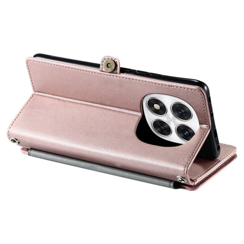 Skyddsfodral Xiaomi Redmi Note 14 Pro 5g Plånbok Och Rem