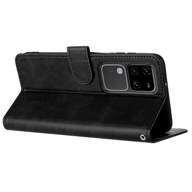 Fodral Vivo V30 5g Lädereffekt Med Rem