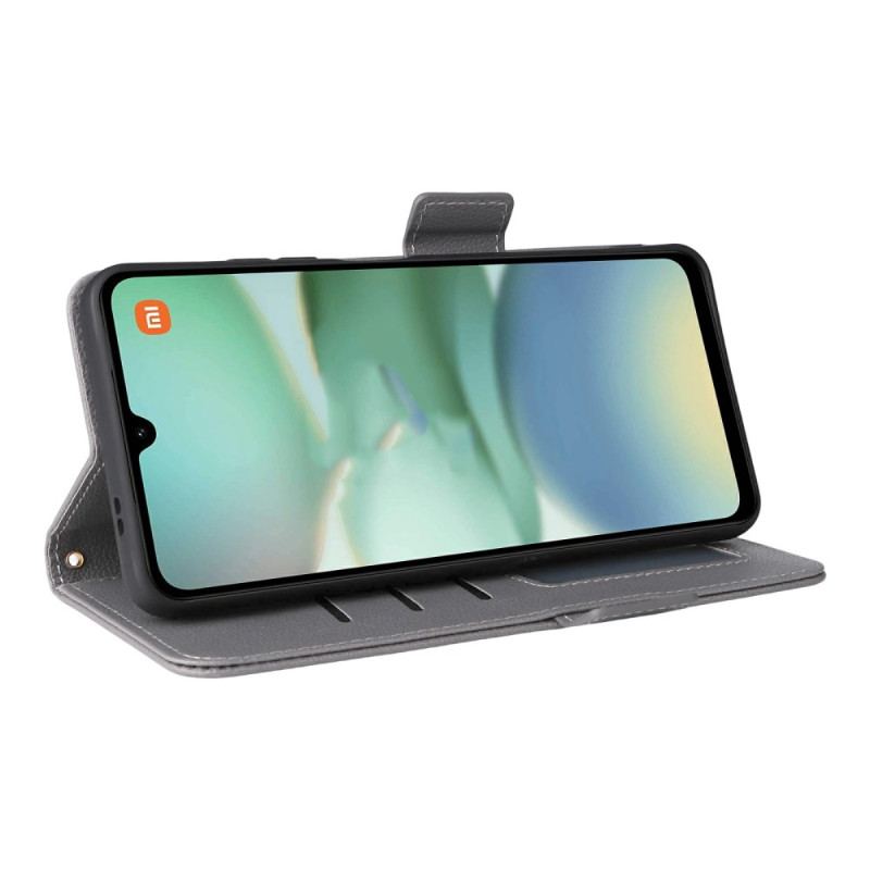 Fodral För Poco C71 Snodd Med Textur I Litchi