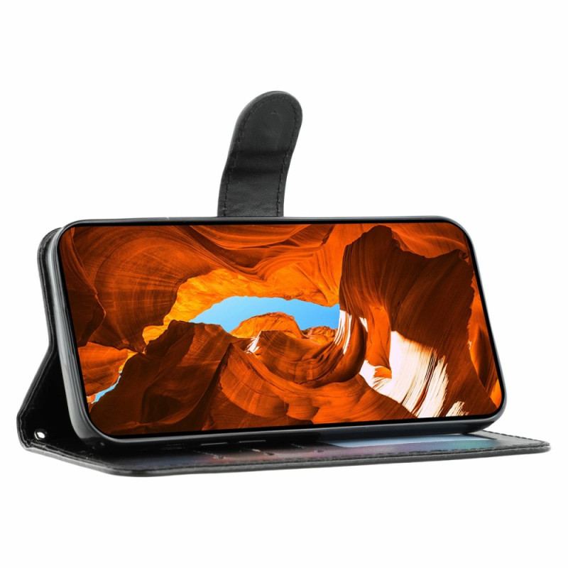 Fodral Poco C71 Lädereffekt