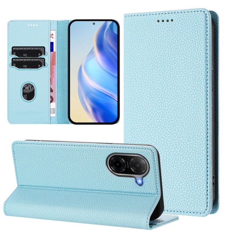 Folio-fodral Poco C71 Telefonfodral Brunt Konstläder