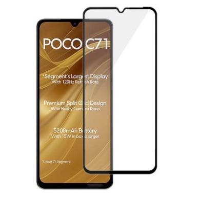 Hel Skärmskydd I Härdat Glas För Poco C71 Mocolo