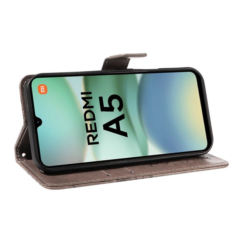 Läderfodral Poco C71 Telefonfodral Jättefjärilar