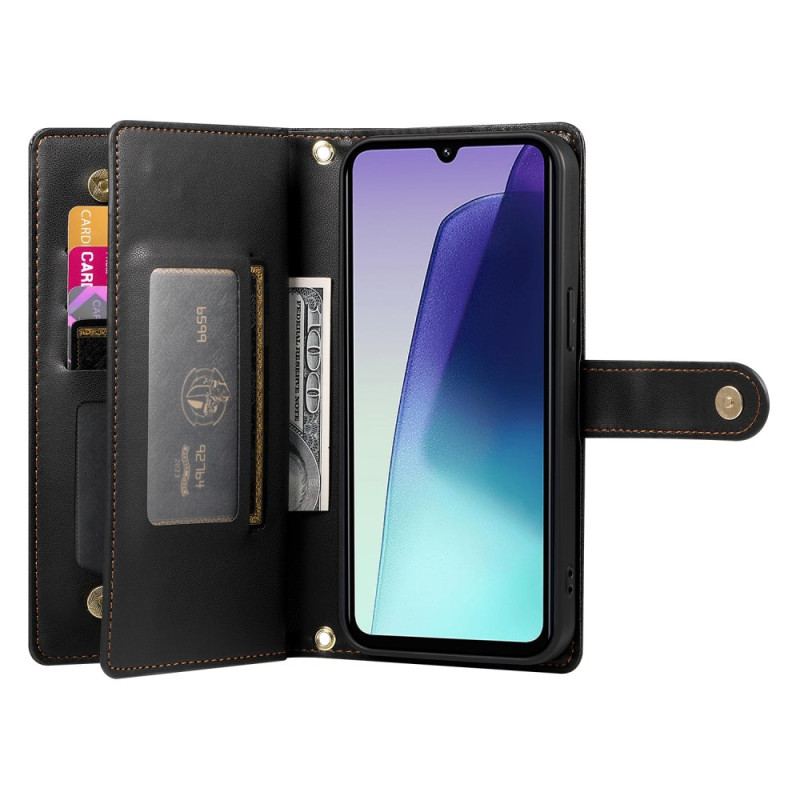 Läderskal Fodral Poco C71 Rem Och Axelrem Rem