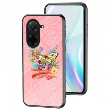 Skal Poco C71 Fjärilsliknande Härdat Glas