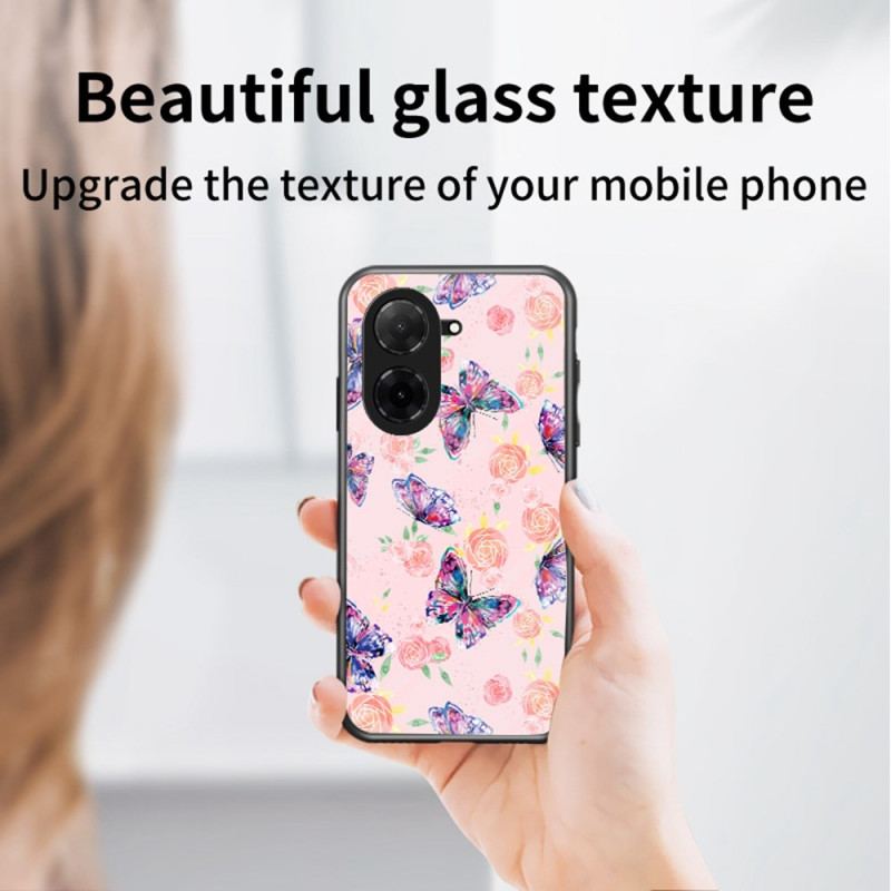 Skal Poco C71 Fjärilsliknande Härdat Glas