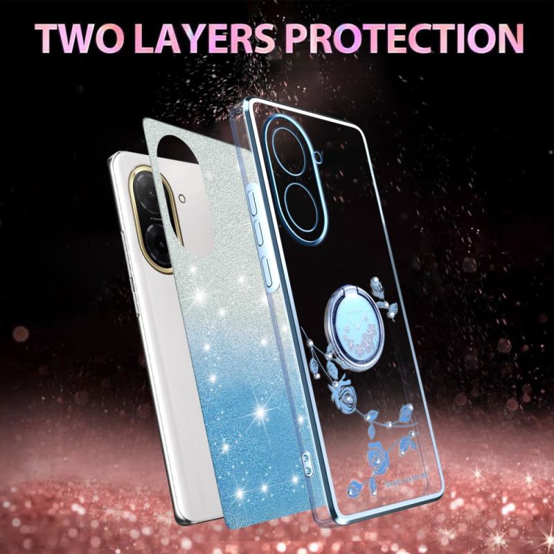 Skal Poco C71 Telefonfodral Kadem Strass-ringställ