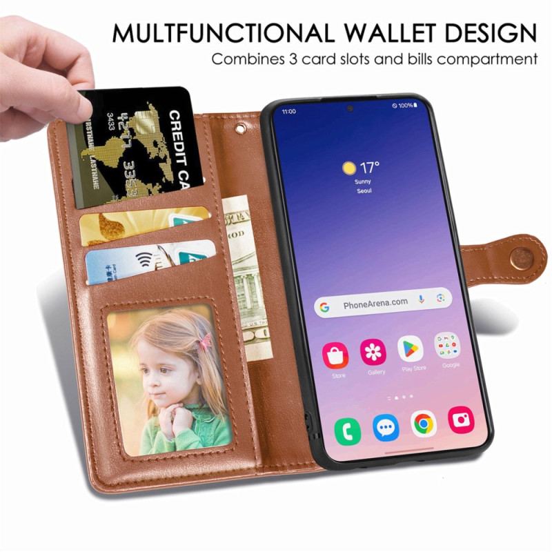 Fodral För Samsung Galaxy S25 5g Magnetspänne