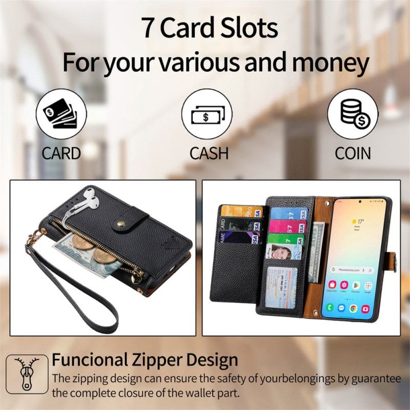 Fodral Samsung Galaxy S25 5g Hjärtdesignad Rfid Blockering