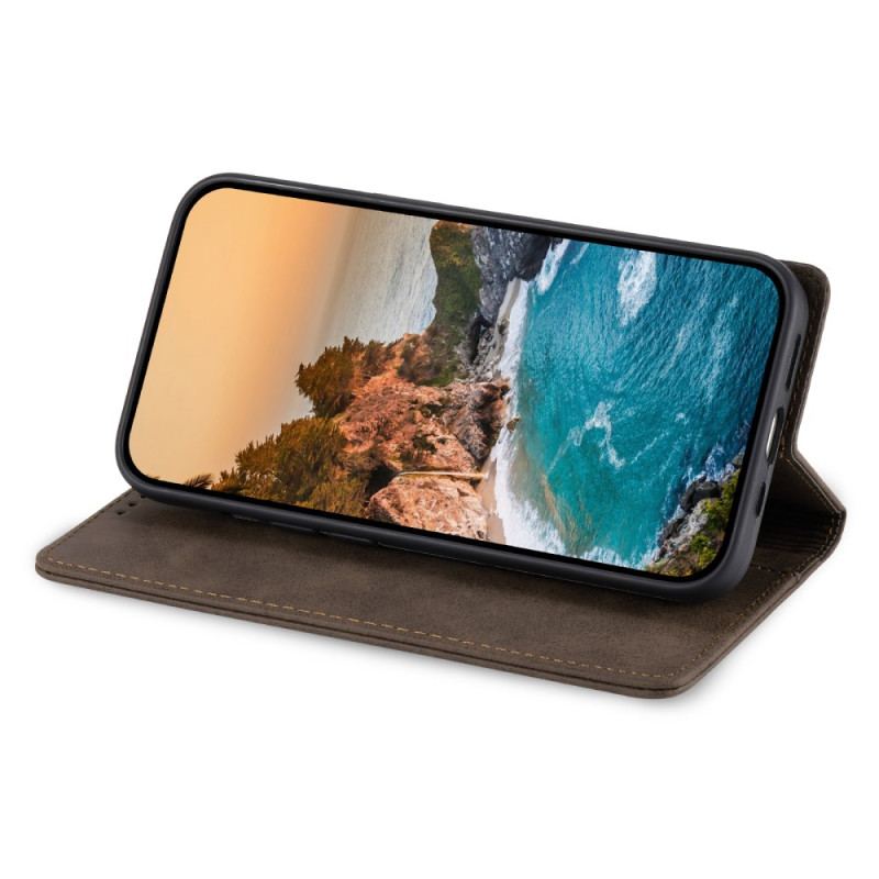 Folio-fodral Samsung Galaxy S25 5g Rfid-blockerande Lädereffekt