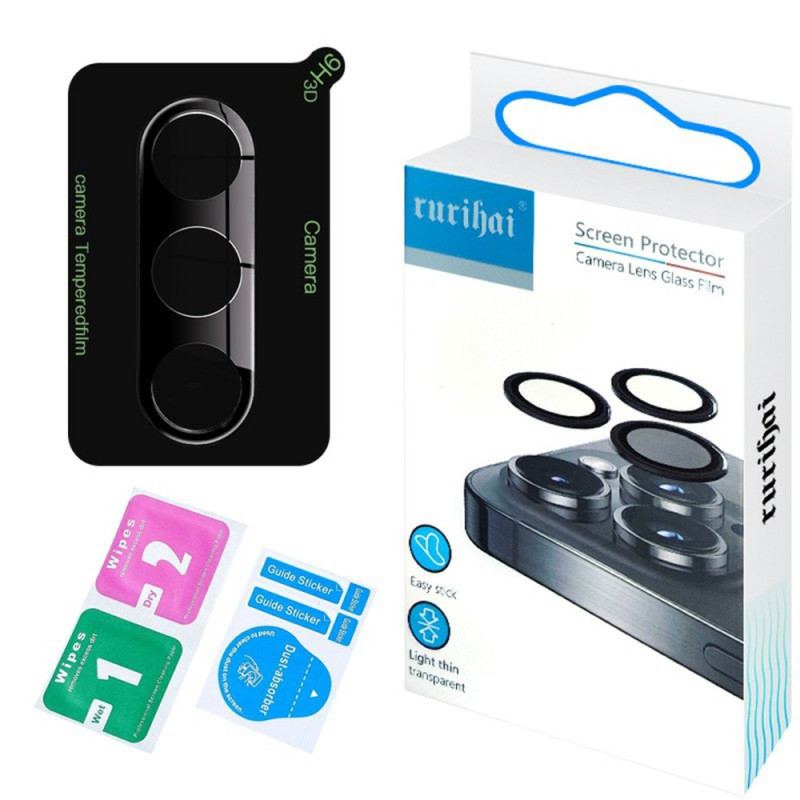 Linsskydd I Härdat Glas För Samsung Galaxy S25 5g (svart Version)