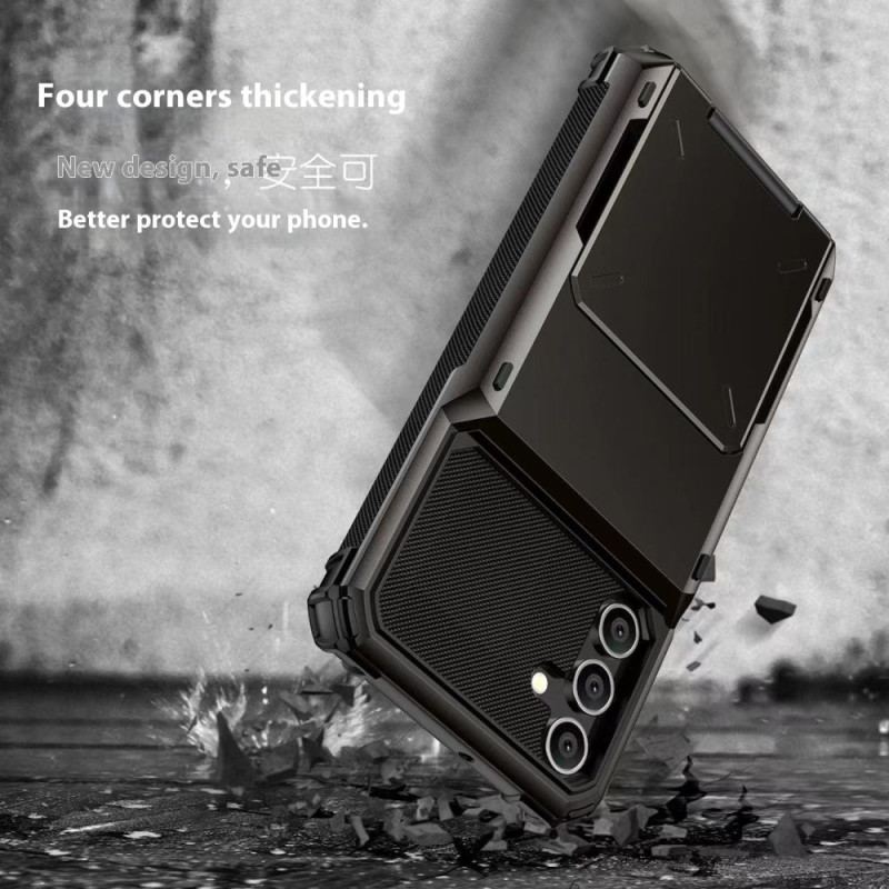 Skal För Samsung Galaxy S25 5g Integrerad Korthållare