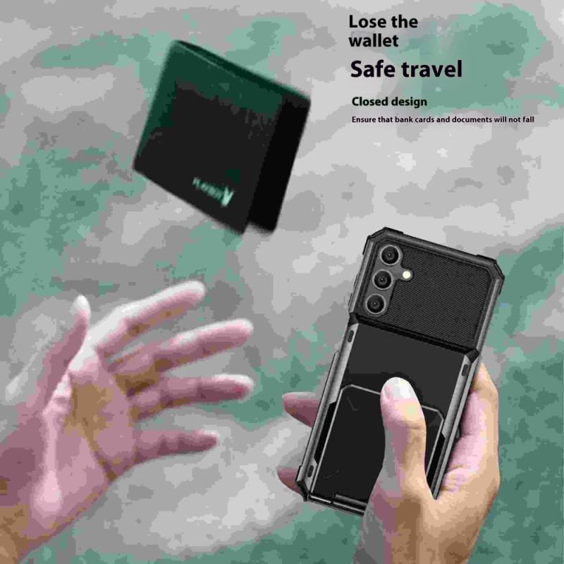 Skal För Samsung Galaxy S25 5g Integrerad Korthållare