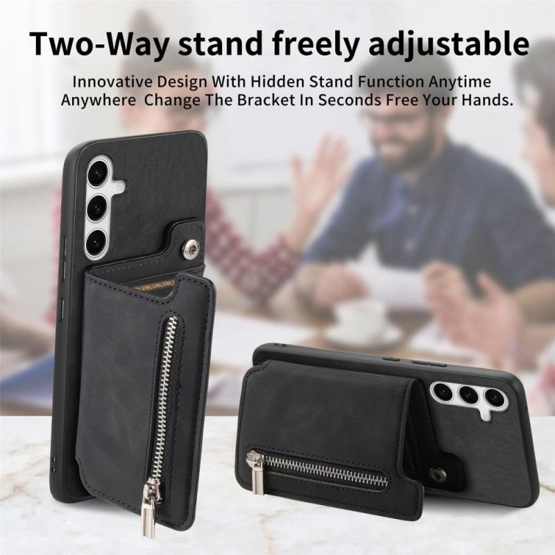 Skal För Samsung Galaxy S25 5g Med Avtagbar Magnetisk Korthållare