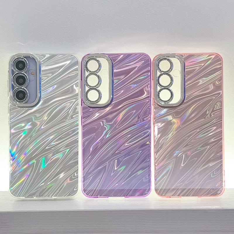 Skal För Samsung Galaxy S25 5g Pärlemorskimrande Med Skyddsfilm