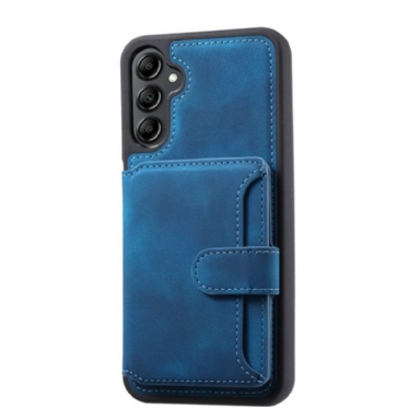 Skal Samsung Galaxy S25 5g Plånbok Med Mockaeffekt