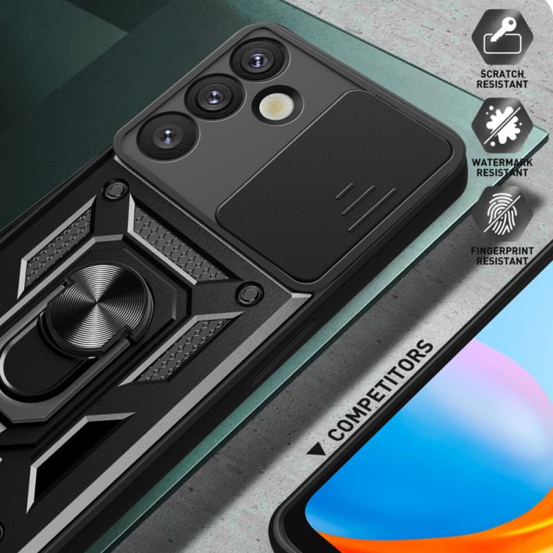 Skal Samsung Galaxy S25 5g Skjutbart Kameraskydd Och Stativ